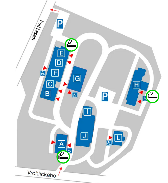 Vyhrazená místa pro kouření